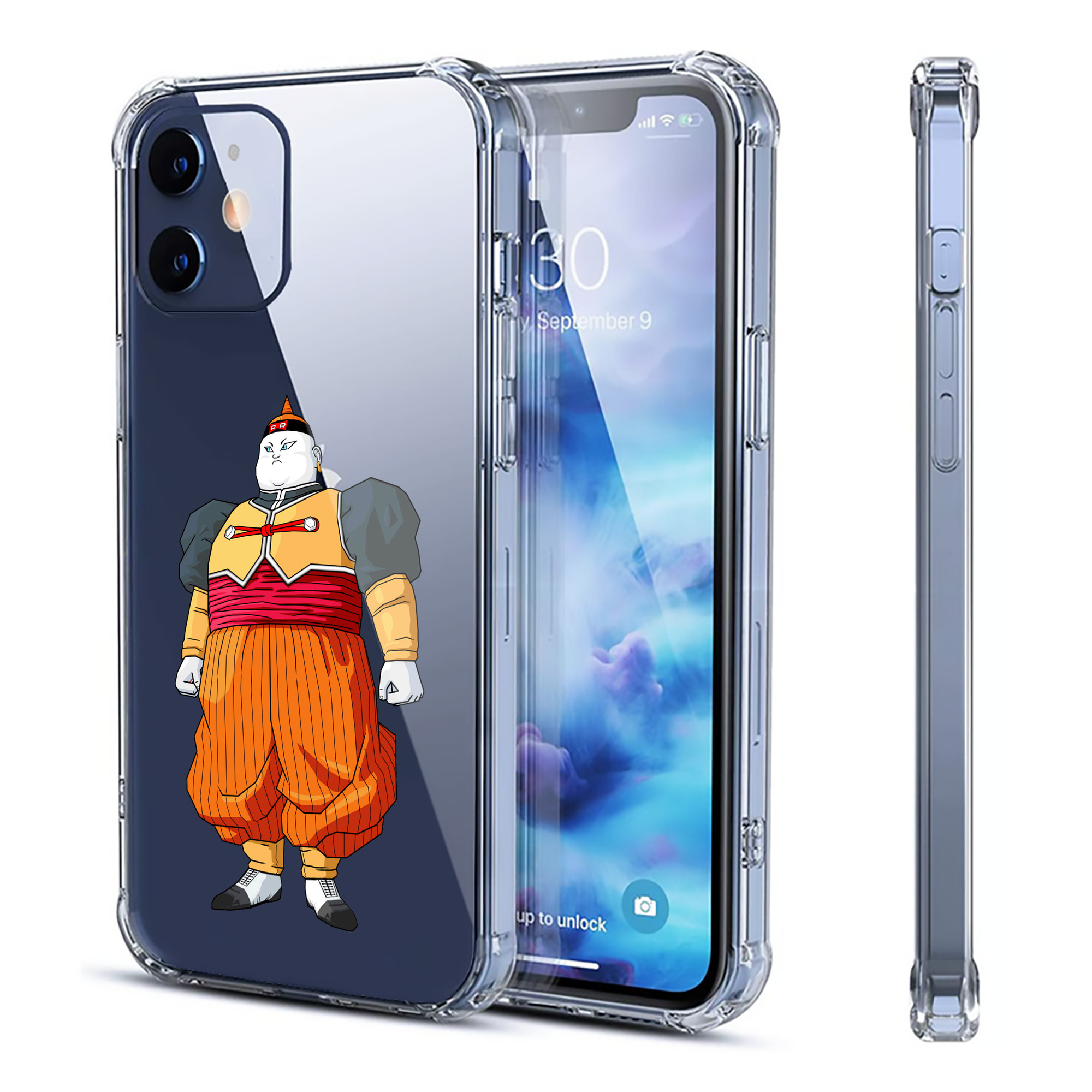 （画像用） ドラゴンボール DRAGON BALL 【iPhone 12シリーズ対応】透明スマホケース（クリアソフトケース）